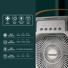 Ventilador humidificador portátil