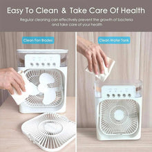 Ventilador humidificador portátil